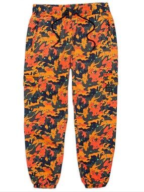 Cookies Mendocino Orange Camo Drawstring Cargo Pants - M